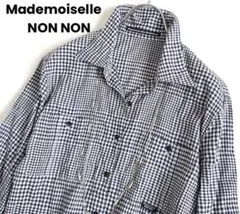 【未使用】Mademoiselle NON NON 日本製 ブラウス シャツ 2026年最新】Mademoiselle NONNON レディース シャツ・ブラウスの人気