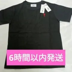 正規品]アミパリス Tシャツ S サイズ 黒 新品未使用タグ付き - メルカリ