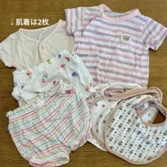 女児ベビー服60サイズ8点まとめ売り(GAP/西松屋/アカチャンホンポ)