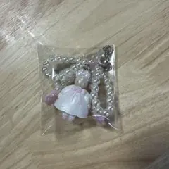 サンリオ ホワイトフリルデザインシリーズ シークレットストラップ マロンクリーム