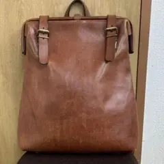 Herz ヘルツ　ラックス　リュック　キャメル色