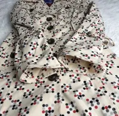 BURBERRY BLUE LABEL ドット柄トレンチコート