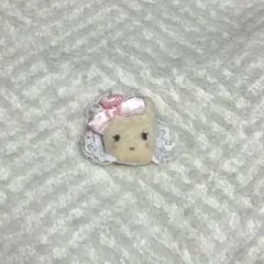 サンリオ シークレットへアクリップ（ホワイトフリル） マロンクリーム②