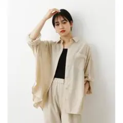 Natuly Linen オーバーシャツ