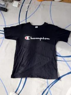 Champion ブラック Tシャツ X-LARGE