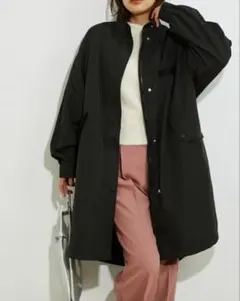 オーバーサイズミドル丈モッズコートvis-a-vis ビス ジャケットアウター春