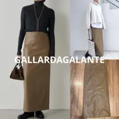 GALLARDAGALANTE ガリャルダガランテ　エコレザータイトスカート