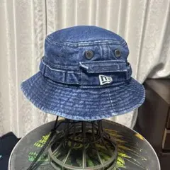 ニューエラ　デニムバケットハット　サファリハットのサムネイル