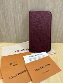 【正規品】ルイヴィトン エピ iPhoneX 手帳型 カバー iphoneケース