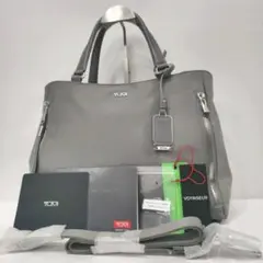 【未使用級】TUMI ヴァレッタ ミディアム トートバッグ 2way グレー