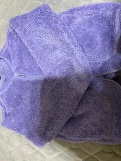 紫色フリースジャケット