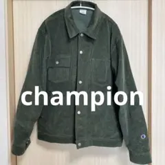 Champion コーデュロイジャケット XL オリーブグリーン
