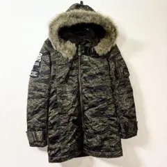 ヒステリックグラマー N-3B プリマロフト モッズコート タイガーカモ 迷彩 HYSTERIC GLAMOUR ヒステリックグラマー タイガーカモ N-3B フライト