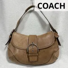 美品 COACH コーチ レザー ホーボー ブラウン 11283 - メルカリ