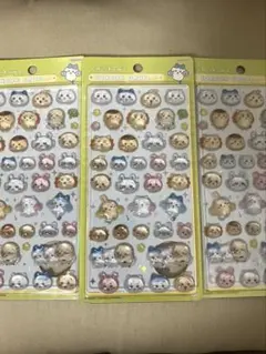 新品♡ボンボンドロップシール　ちいかわ　みんな　ニコニコ　まとめ売り　シール交換