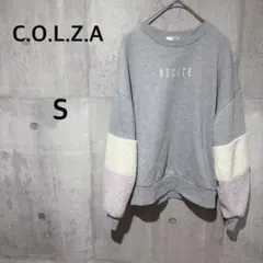 C.O.L.Z.A ✳︎コルザ　トレーナー　袖ファー　可愛い　レディース　秋冬用