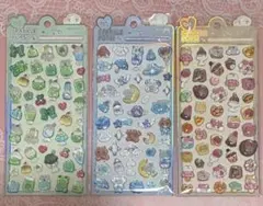 立体シール　ぷっくりシール　Sopovico スパークルポップ シールセット