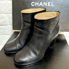 【良品】CHANEL レザー　ブーツサイズ36Cのサムネイル