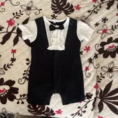 タキシード風ロンパース90