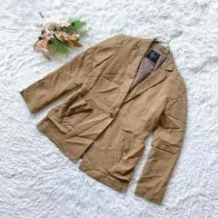 ✨良品✨ (M) テーラードジャケット センターベント トロピカル オフィス