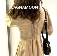 美品‼️ラグナムーン　定価16500円　ワンピース　ロング丈　リネン　麻