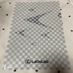 トヨタ レクサス チェック柄 クリアファイル