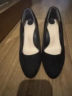 ёღ様専用　ブラック スエード ポインテッドトゥ ハイヒール　RANDA