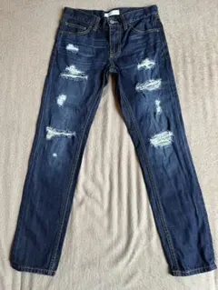 【お値下げ】セシルマクビー★ダメージデニム（Sサイズ）