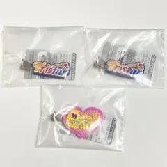 アイカツ　ガチャ　ラバークリップ　ヘアクリップ　トライスター　ぽわぽわプリリン
