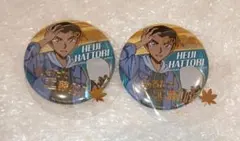 名探偵コナン USJ ユニバ 缶バッジ 服部平次