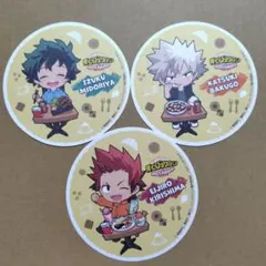 ヒロアカ　スイパラコラボ　コースター　緑谷　爆豪　切島