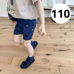 子供服 女の子 110 スパッツ　花柄 半ズボン　スパッツ ショートレギンスのサムネイル