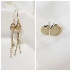オシャレピアス2点セット　まとめ売り　韓国　新品未使用　匿名配送