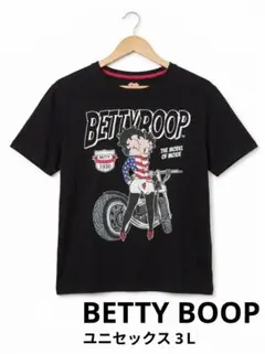 【美品！】BETTY BOOP ベティ・ブープ Tシャツ 黒 3L ユニセックスのサムネイル
