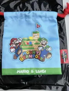 ユニバ コレクタブル巾着 マリオ 5周年記念 数量限定