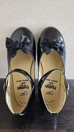 【卒園・入学・発表会】リボン付き黒フォーマルシューズ[お値段ご相談]