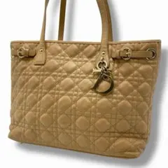 美品 Dior ディオール パナレア カナージュ バッグ A4 トート 大容量のサムネイル