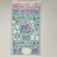 レトロ サンリオ キキララ リトルツインスターズ キャラクターステッカー シール
