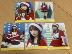 2021年 クリスマス衣装 乃木坂46与田祐希 生写真5枚セット