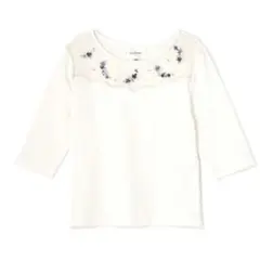 カットソー ジル バイ ジル スチュアート トップス　七分袖　スパンコール