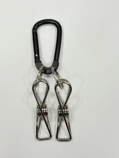 カラビナ付き2連クリップ式パターカバーorグローブキャッチャー