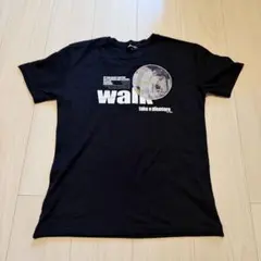 COMME CA WALK Tシャツ ブラック ロゴプリントのサムネイル