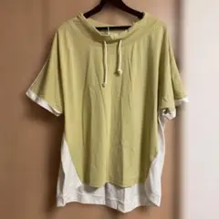 レディース半袖Tシャツ 4L 黄緑