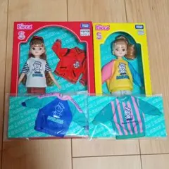 リカちゃんくじ セーラーズ 02 13 人形2体、06 トレーナー 2着