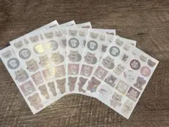 動物　シール　5枚セット