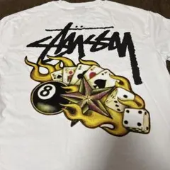 STUSSY フレイムス 8ボール Tシャツ