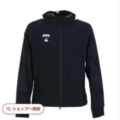 DESCENTE フード付きナイロンジャケット ブラック M - メルカリ