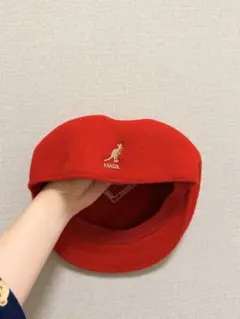 KANGOL The Wool 504 レッドベレー帽