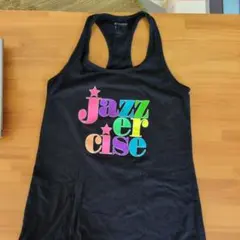 JAZZERCISE タンクトップ Sサイズ ブラック