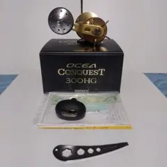 シマノ 15カルカッタコンクエスト300 社外ハンドル（純正有り） - メルカリ
